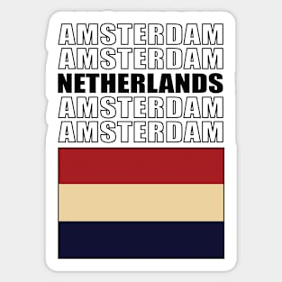 Flag of Netherlands Sticker